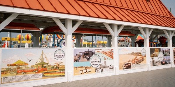 Photo of Jenkinson's train in the ride park