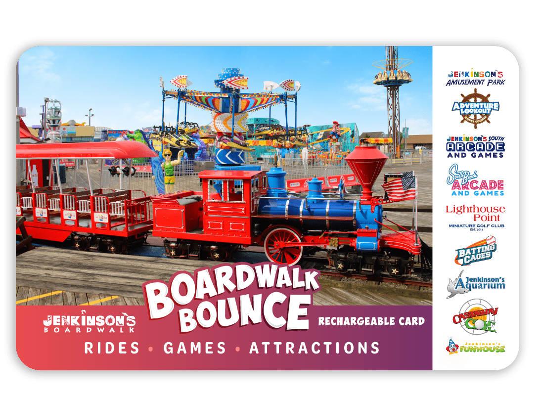 The Boardwalk Bounce Card